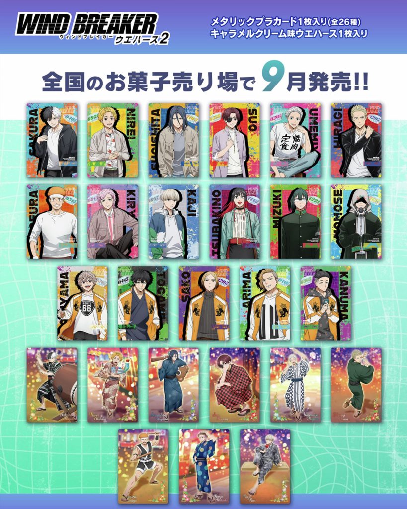 Wind Breaker Wafer Vol. 2 (PER 1 PACK)
