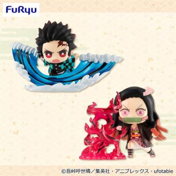 Kimetsu no Yaiba Hold Figure Mini - Tanjiro Ichi no kata: Minamo Giri - Image 2